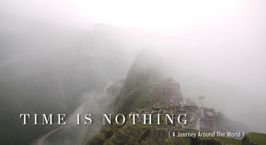 Time Is Nothing Around The World Time Lapse Title Screen